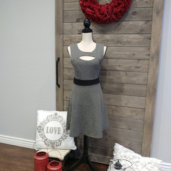 Monteau Dresses & Skirts - Black and White Swing Dress